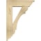 Ekena Millwork Olympic Traditional Rough Sawn Bracket w/ Offset Brace, Douglas Fir, 6"W x 18"D x 26"H BKT0604X18X26OLY01RDF - alternate 2